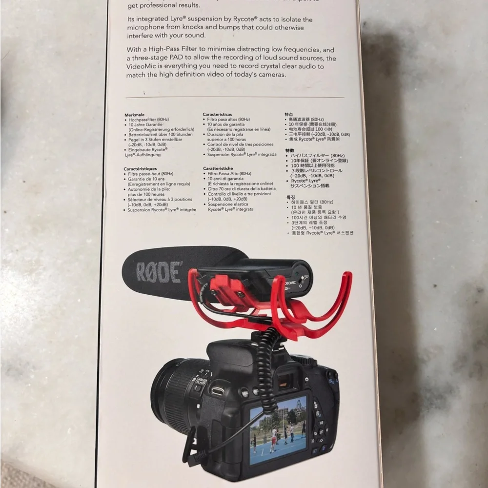 RØDE Black VideoMic On-Camera Microphone